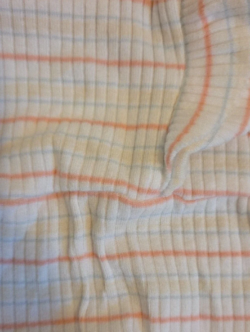cloud island White Baby Romper with Pink & Light Blue Stripes